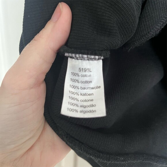 Lacoste Mens Quarter Zip Pullover Sweater Black Blue Collar Size L - Picture 4 of 6